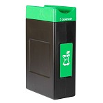 Avante 30 Gal Compost Bin with Narrow Green Lid