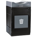 Avante 55 Gal Waste Bin with Standard Gray Lid